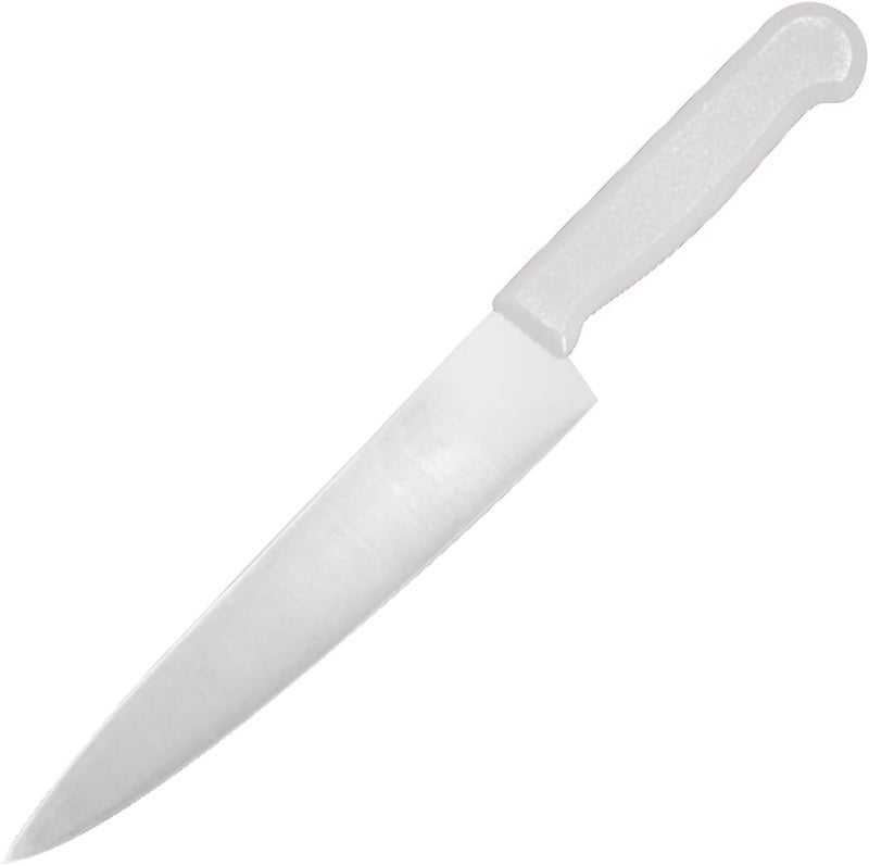 Kitchen Master 8 Inch Stainless Steel Professional Chef Knife (White) | NSF Certified for Dairy & Baked Goods - Image 1